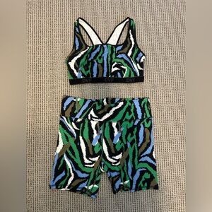 Diane Von Furstenberg x Target Patterned Activewear Set